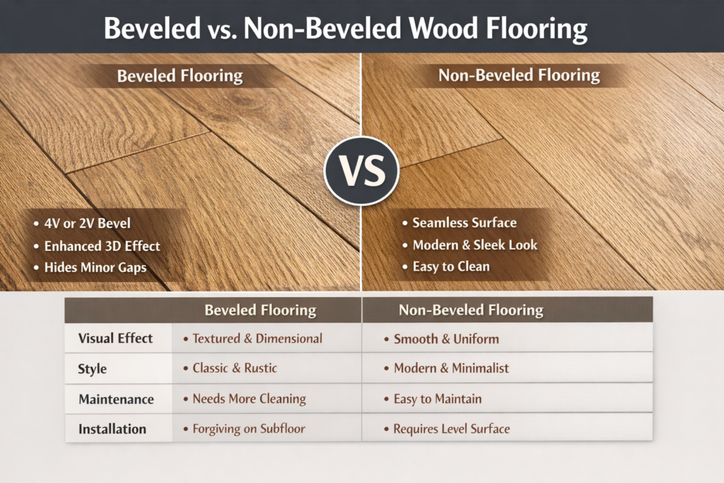 Beveled or Seamless Wood Flooring? Pick the Right Edge for Your Space-kelaiwood