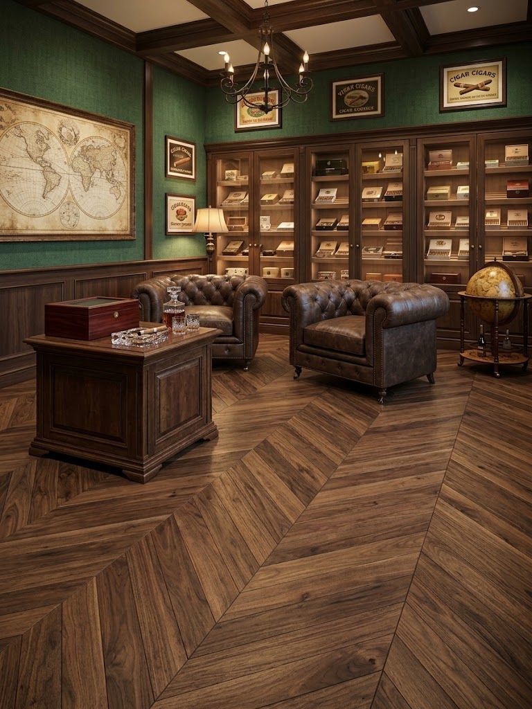 <strong>Kelawiood New Product | Smoked Oak Chevron Parquet: A Contemporary Expression of Natural Wood</strong>-kelaiwood <strong>Kelawiood New Product | Smoked Oak Chevron Parquet: A Contemporary Expression of Natural Wood</strong>-kelaiwood